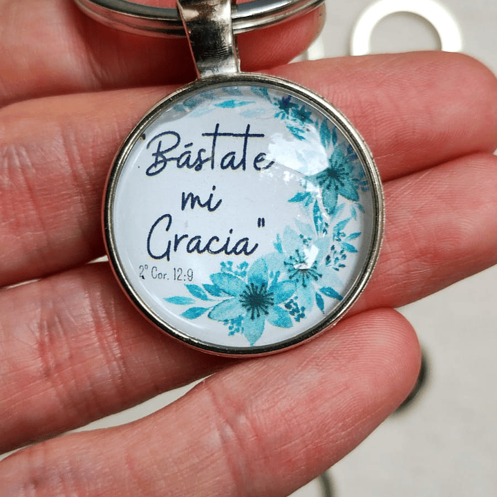 Llavero con Base Metálica – Mensajes Bíblicos 10