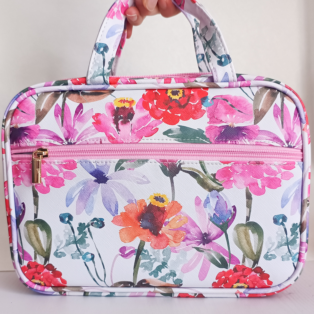 Porta Biblias Grande de Cuerina con Compartimentos 1