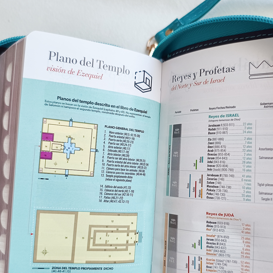 Biblia tipo chequera con índice Reina Valera 1960 8