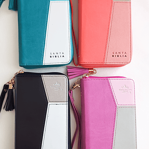 Biblia tipo chequera con índice Reina Valera 1960