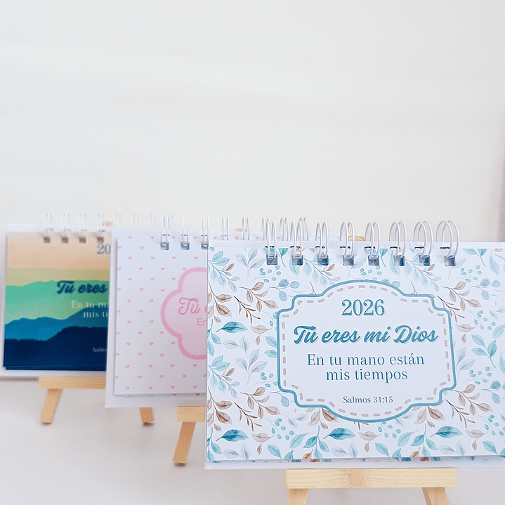 Calendario de Escritorio 2026 – “Tú eres mi Dios, en tus manos están mis tiempos” 1