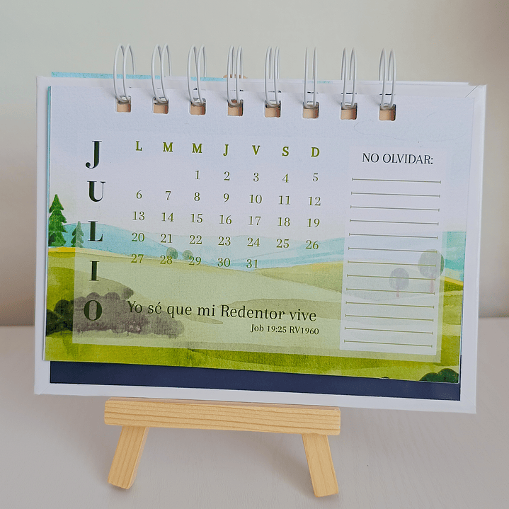 Calendario de Escritorio 2026 – “Tú eres mi Dios, en tus manos están mis tiempos” 13