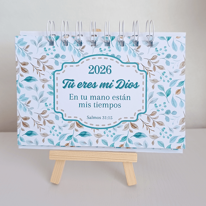 Calendario de Escritorio 2026 – “Tú eres mi Dios, en tus manos están mis tiempos” 2