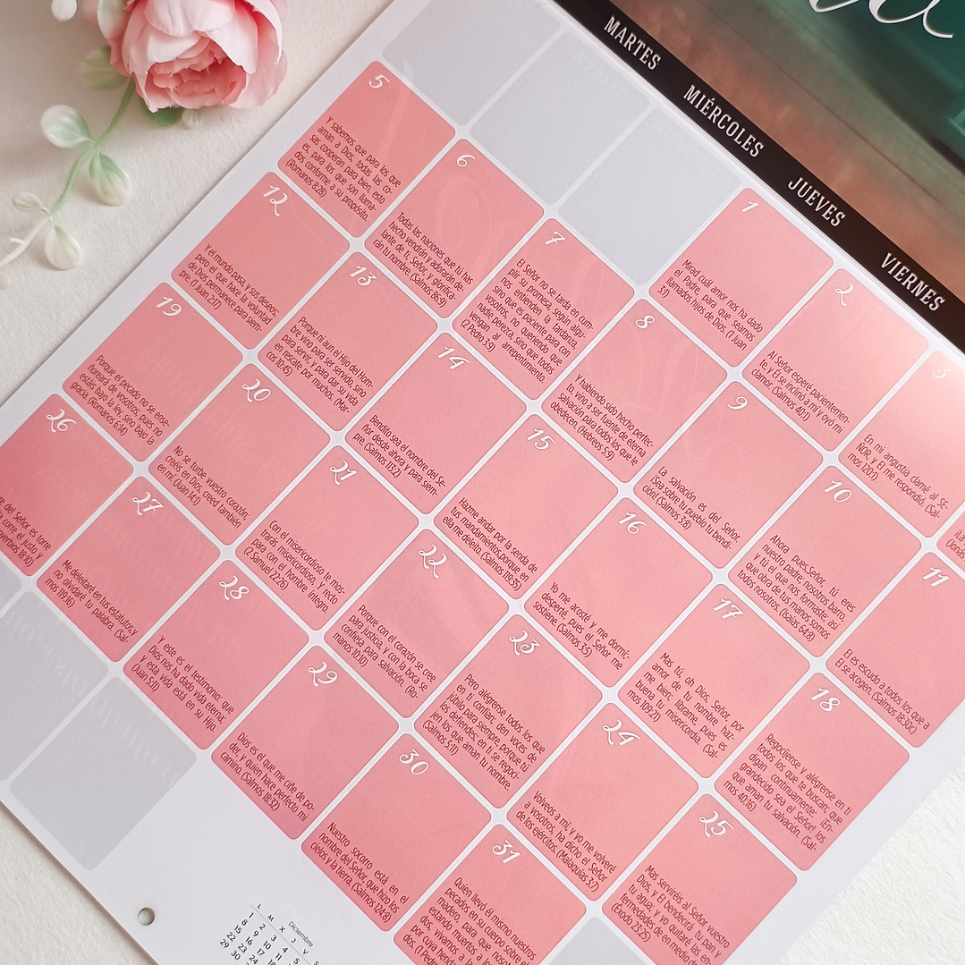 Calendario Mural 2026 – 4 Diseños Disponibles 6