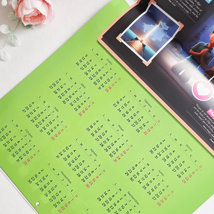 Calendario Mural 2026 – 4 Diseños Disponibles 13