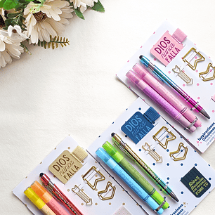 Set para apuntes “Dios me ha bendecido con personas como tú”