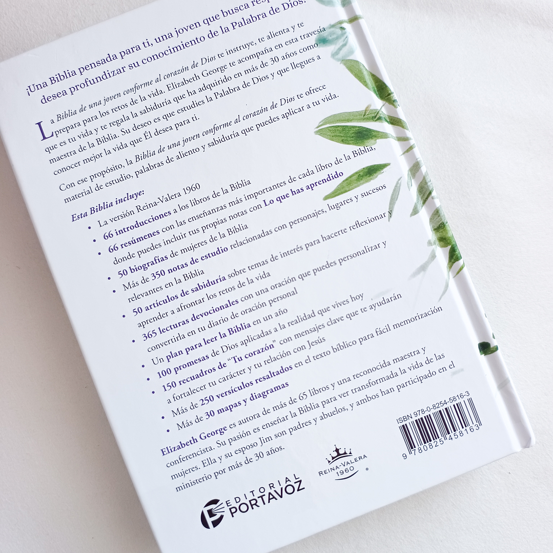 Biblia de la joven conforme al corazón de Dios RV 1960 3