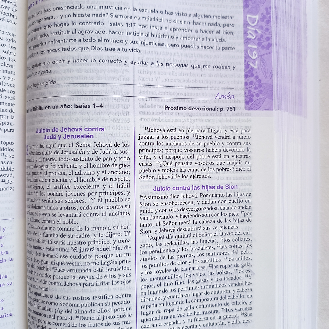 Biblia de la joven conforme al corazón de Dios RV 1960 8