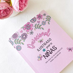 Devocional Ilustrado para Niñas – 366 días del arte de colorear y devociones plenas de fe