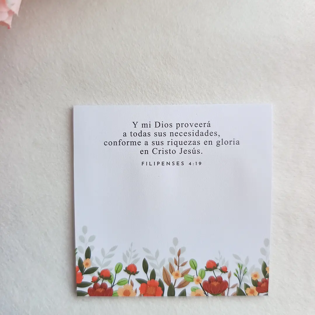 Notas Autoadhesivas con Versículos 9