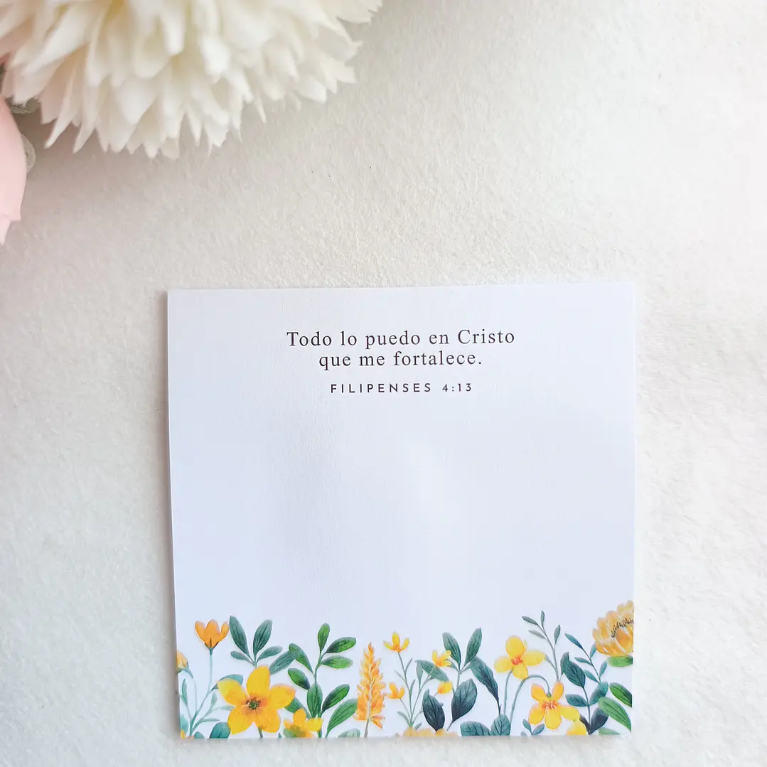 Notas Autoadhesivas con Versículos 12