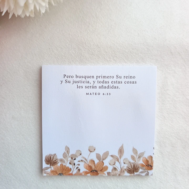 Notas Autoadhesivas con Versículos 8