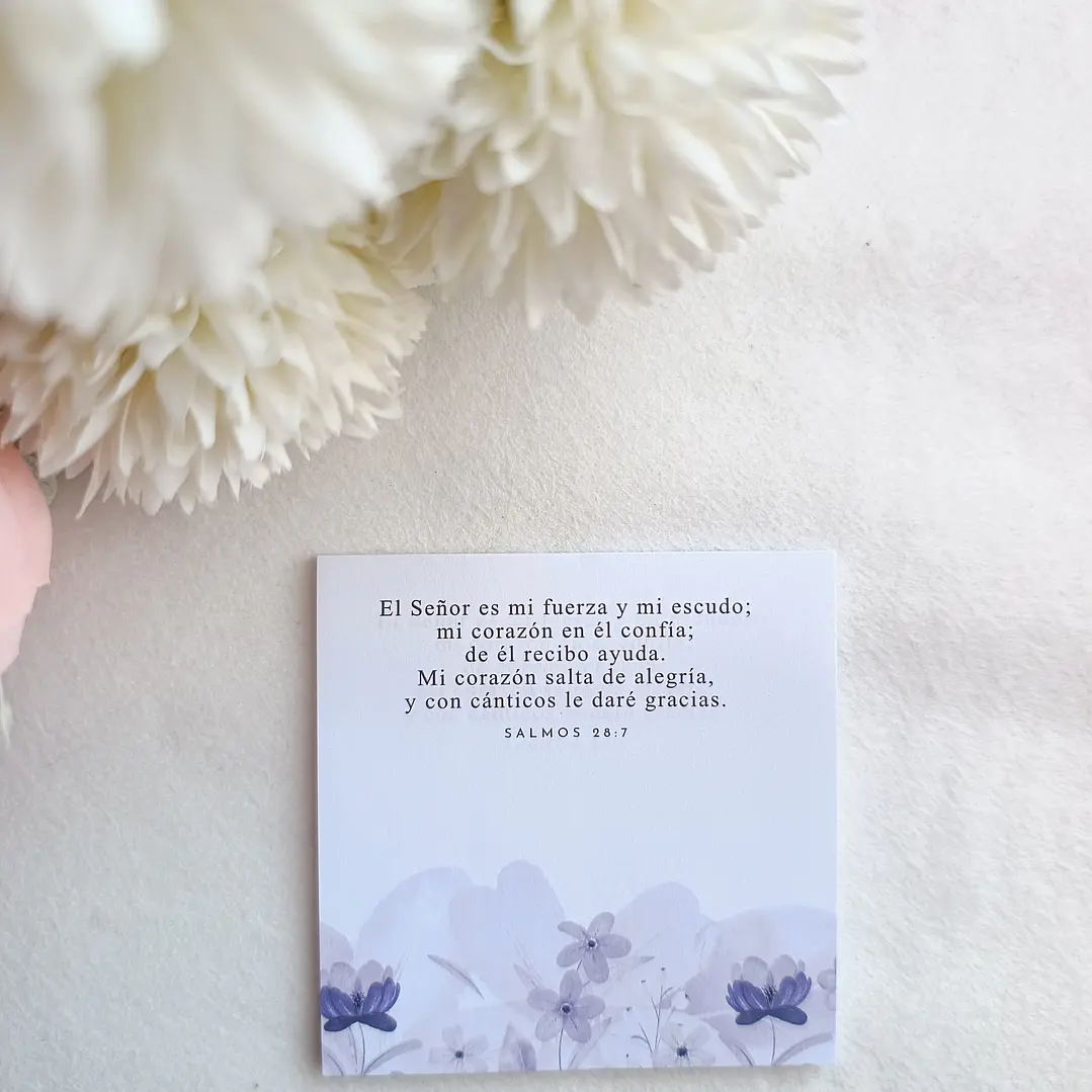 Notas Autoadhesivas con Versículos 7