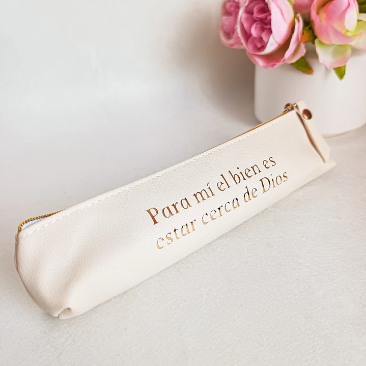 Estuche de Cuerina “Para mí el bien es estar cerca de Dios” 6