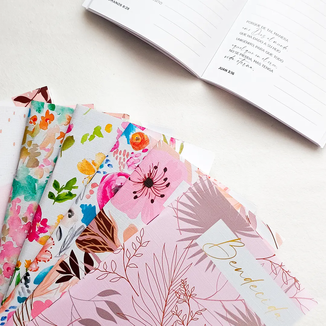 Libreta de Apuntes con Versículos – 9 Diseños Disponibles 1