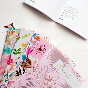 Libreta de Apuntes con Versículos – 9 Diseños Disponibles