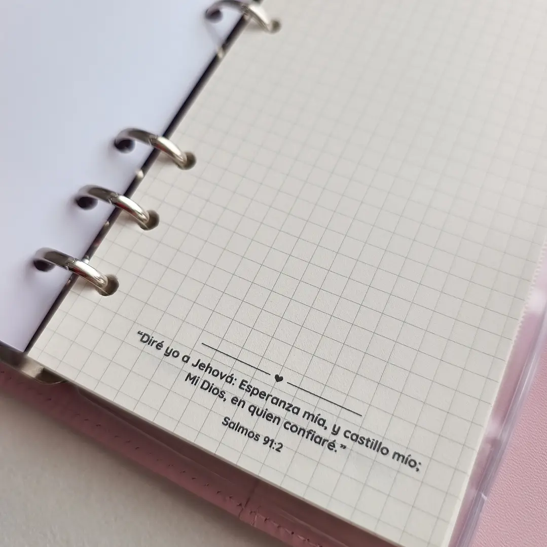 Libreta Eterna con Candado “Donde Dios te plante, florece” 14
