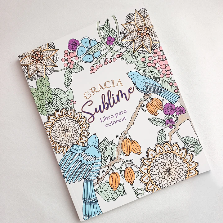 Libro para Colorear “Gracia Sublime” 1
