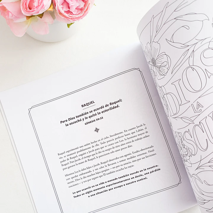 Libro para Colorear “Las Mujeres de la Biblia Nos Hablan” 2