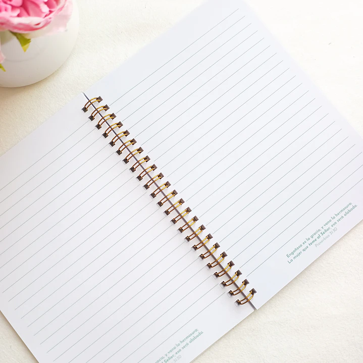 Libreta con espiral Proverbios (3 diseños diferentes) 12