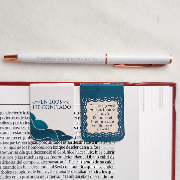 Mini Set para Varón – Lapicera + 2 Marcapáginas Magnéticos 2