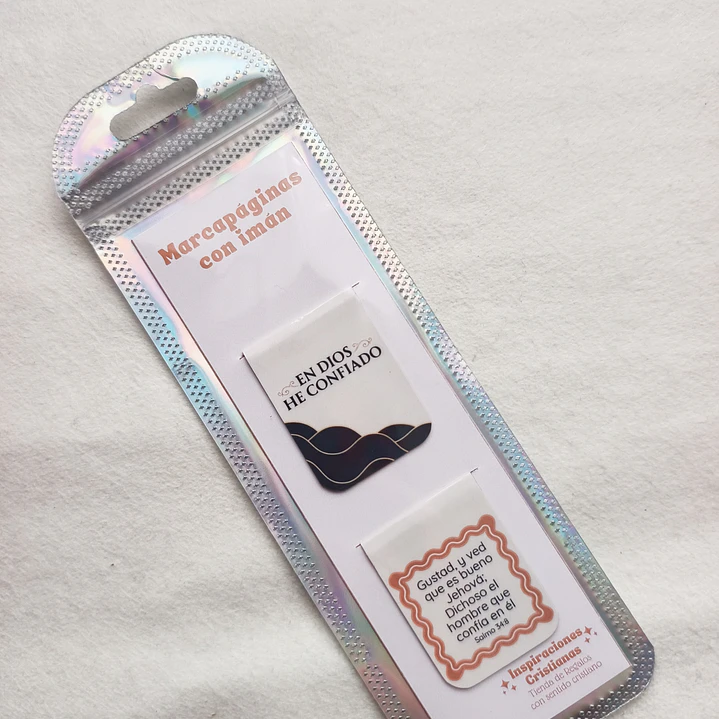 Set de 2 Marcapáginas Magnéticos para Varón 2