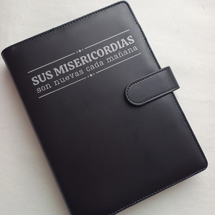 Libreta eterna Grande para varón - Sus misericordias son nuevas cada mañana  2