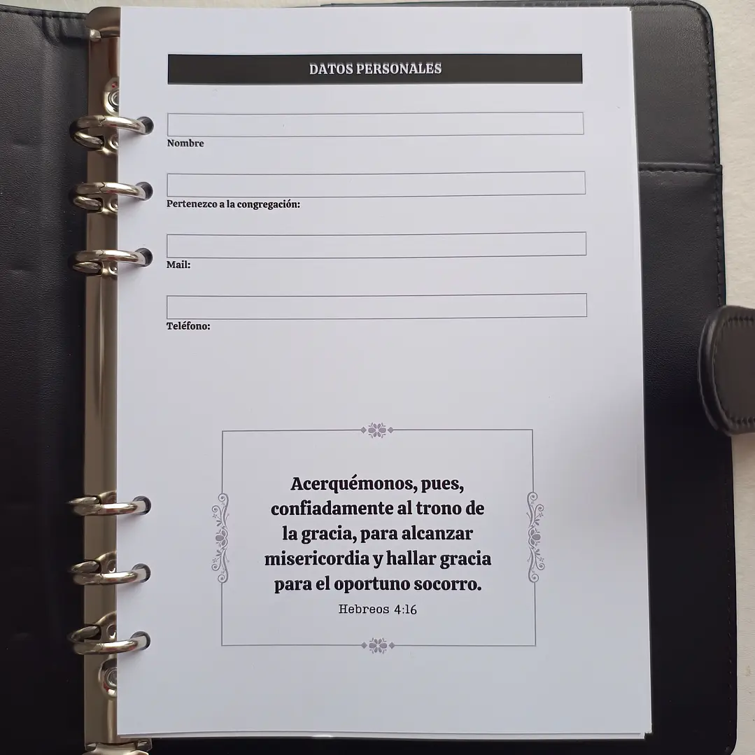 Libreta eterna Grande para varón - Sus misericordias son nuevas cada mañana  6