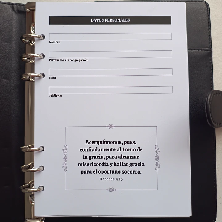 Libreta eterna Grande para varón - Sus misericordias son nuevas cada mañana  6
