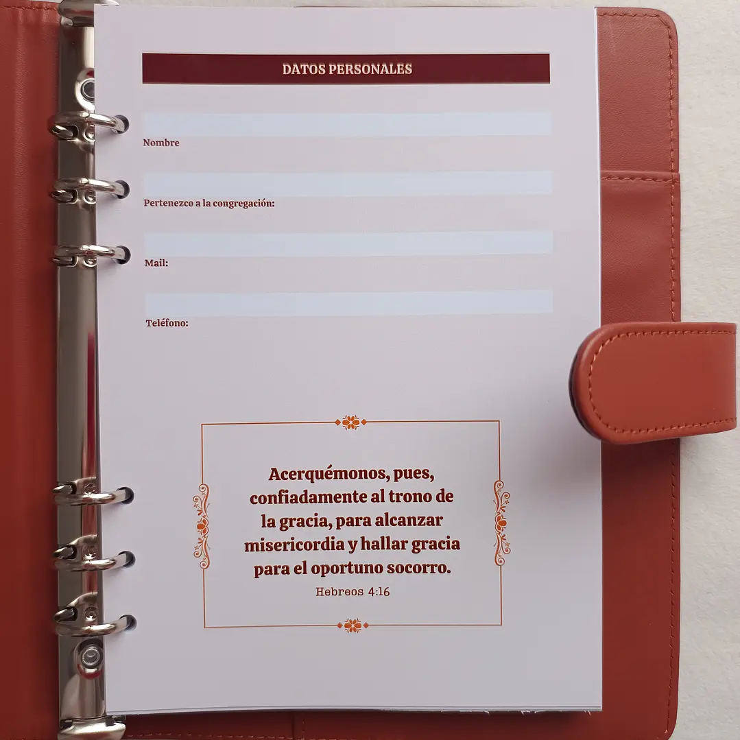 Libreta eterna Grande para varón - Sus misericordias son nuevas cada mañana  13
