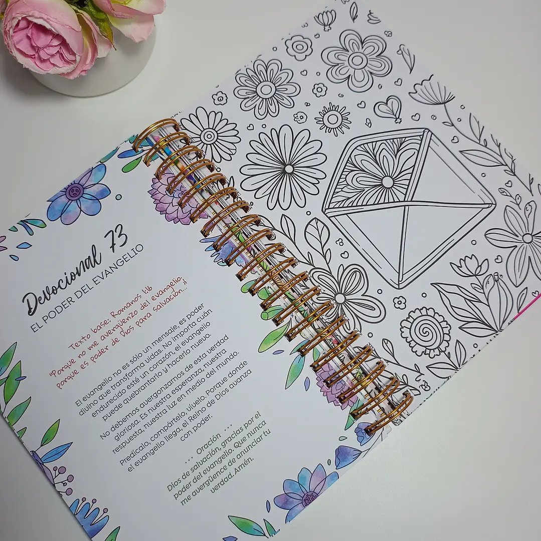 Devocional para Colorear | 100 Reflexiones para Fortalecer tu Fe 19