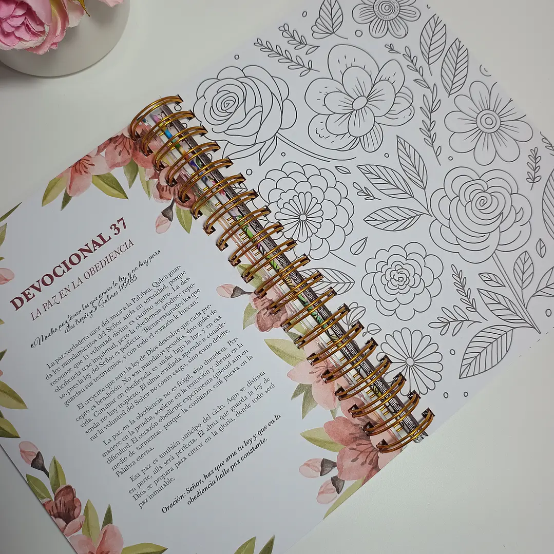 Devocional para Colorear | 100 Reflexiones para Fortalecer tu Fe 21