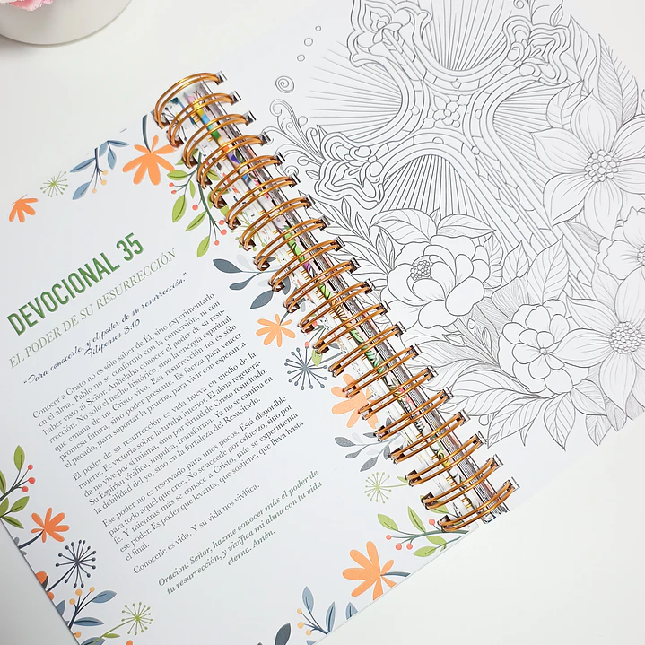 Devocional para Colorear | 100 Reflexiones para Fortalecer tu Fe 9