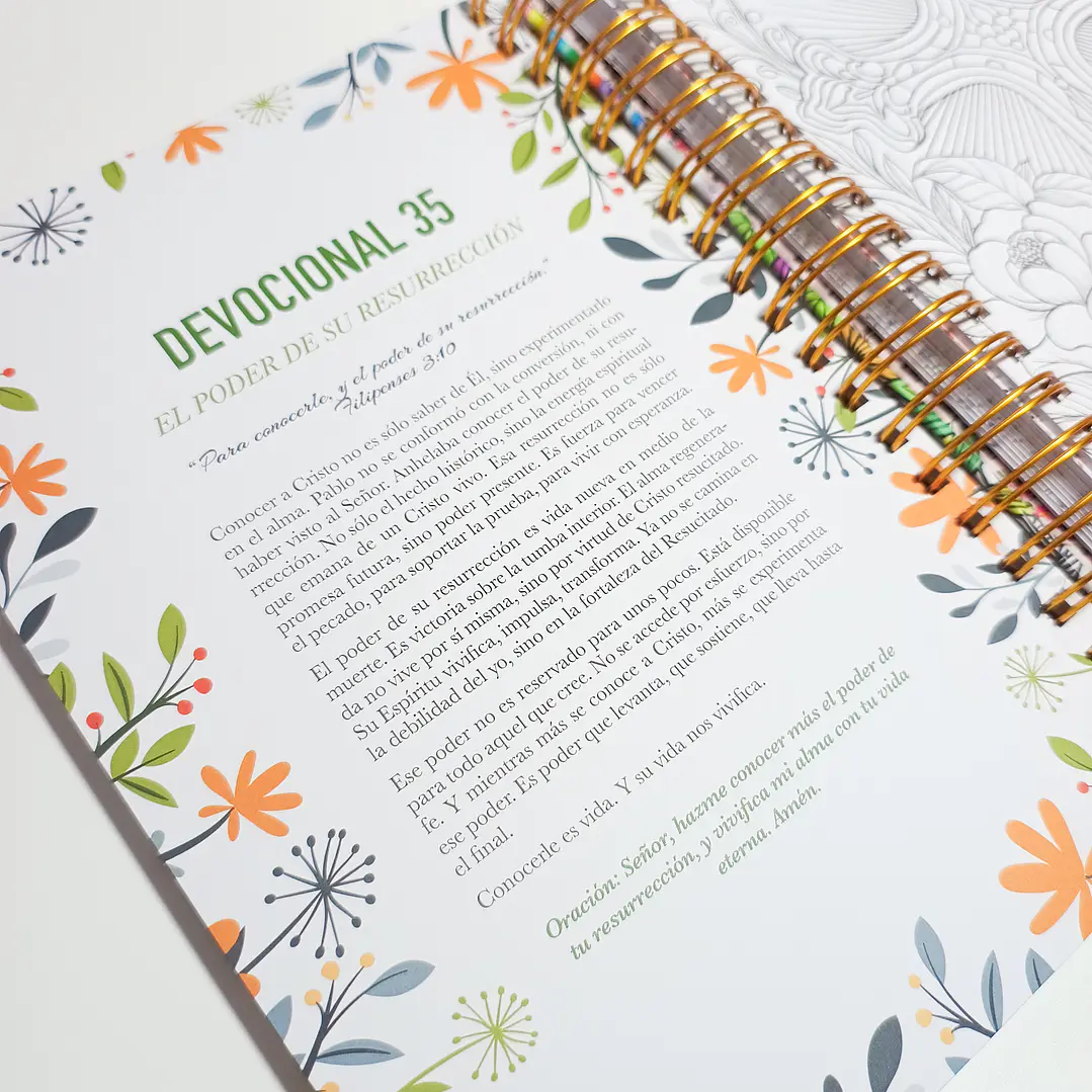 Devocional para Colorear | 100 Reflexiones para Fortalecer tu Fe 7