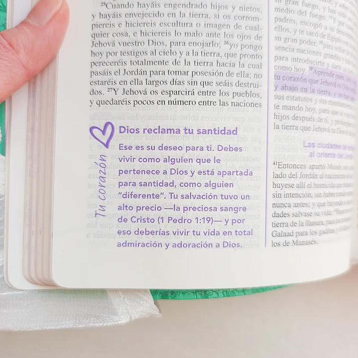 Biblia de una Joven Conforme al Corazón de Dios – Reina Valera 1960, Tapa Dura 5