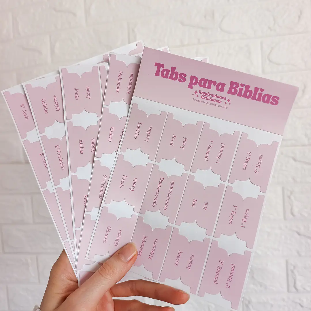Tabs Unicolor (Pestañas) Libros de la Biblia 1
