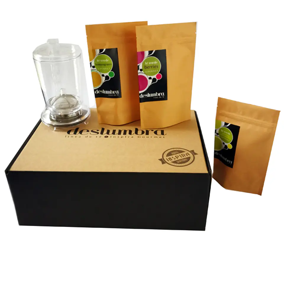  3 Tés y Tetera Infusionadora   5