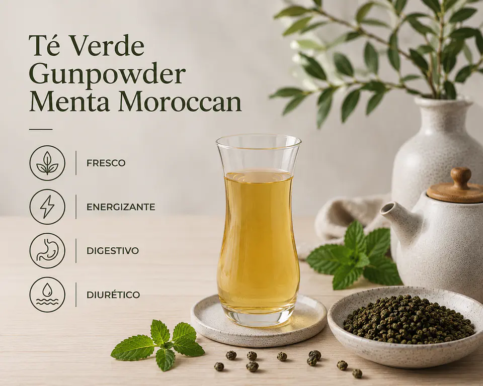 Té Verde  Gunpowder Menta Moroccan  3