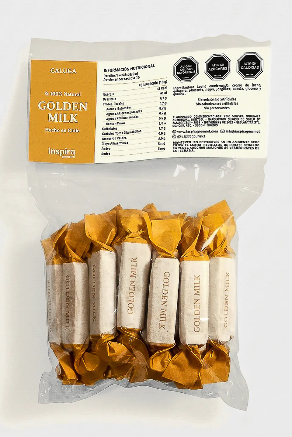 Caluga Golden Milk 30 Unidades 1