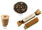 Frasco Vidrio tapa madera Caluga Chai Latte 300 Gramos - Miniatura 2