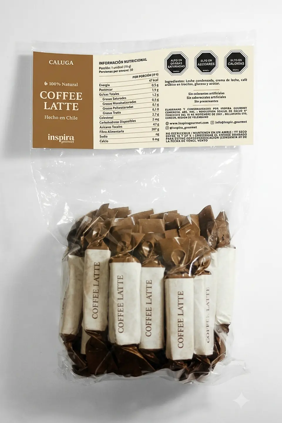 Caluga Coffee Latte 30 Unidades 1