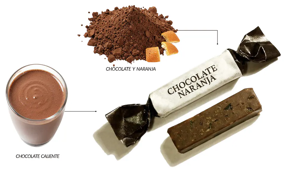 Frasco Vidrio tapa madera Caluga Chocolate Naranja Bergamota 300 Gramos 2