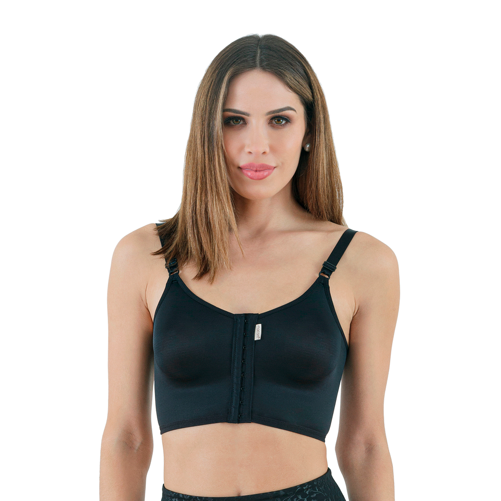 Sujetador de compresión sin costuras 1007 - Negro