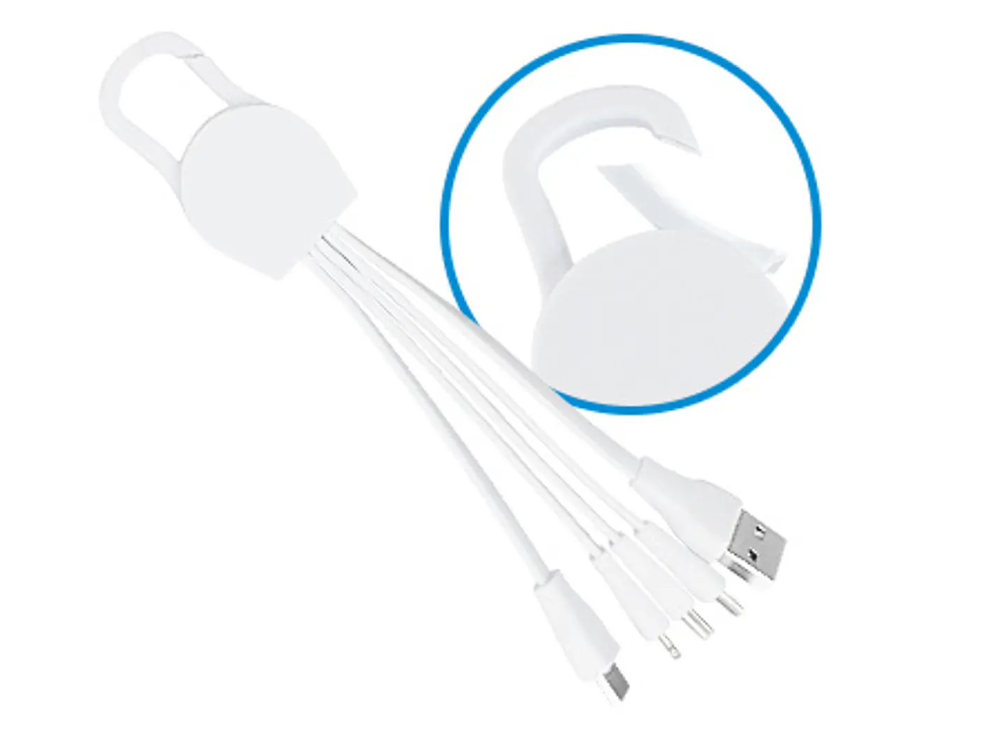 Connect Multicargador Blanco 2