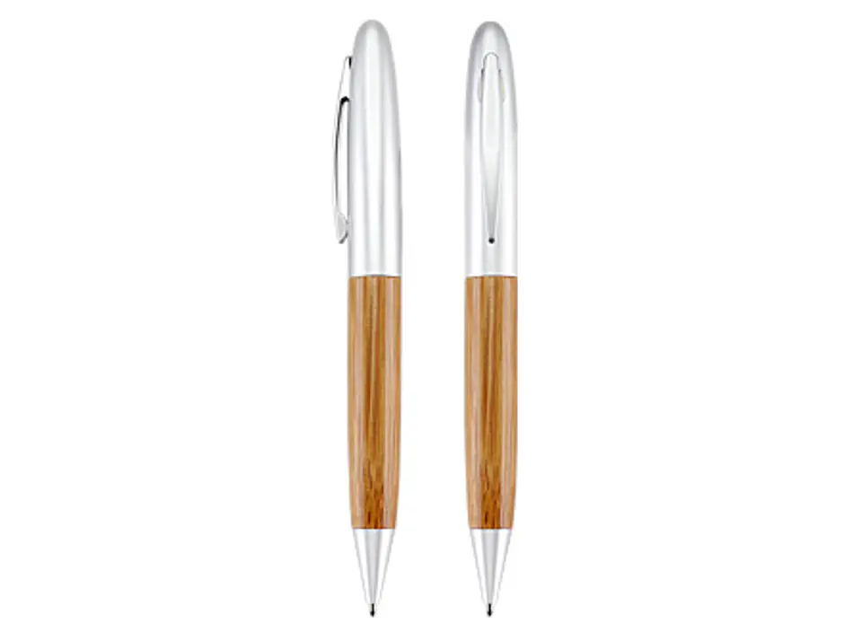 Deluxe Bolígrafo Bamboo/Metal 100 unidades Grabado o impreso 1