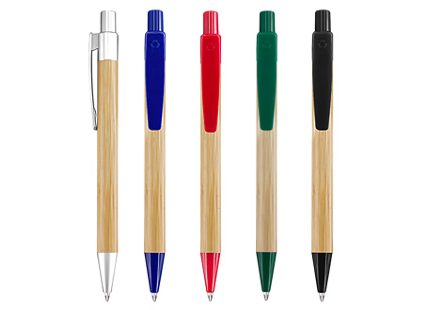 Bolígrafo Bamboo Sustenta 100 unidades con logo full color 1
