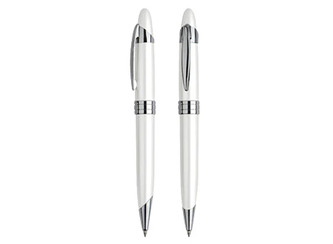 Bolígrafo Metálico White Pearl 50 unidades grabado o impreso