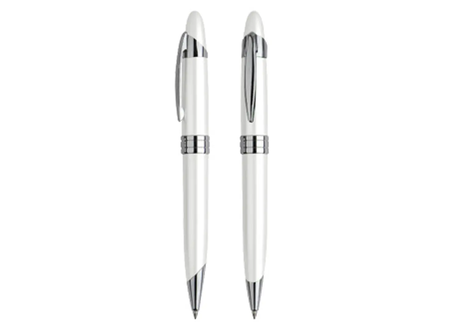 Bolígrafo Metálico White Pearl 50 unidades grabado o impreso 1