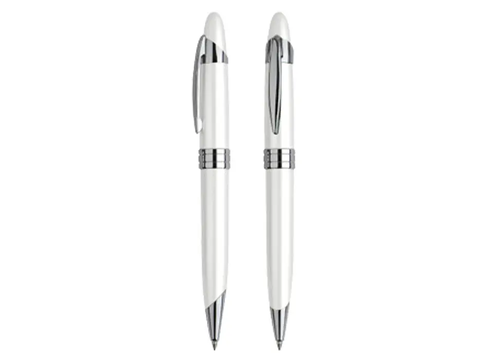Bolígrafo Metálico White Pearl 50 unidades grabado o impreso 1
