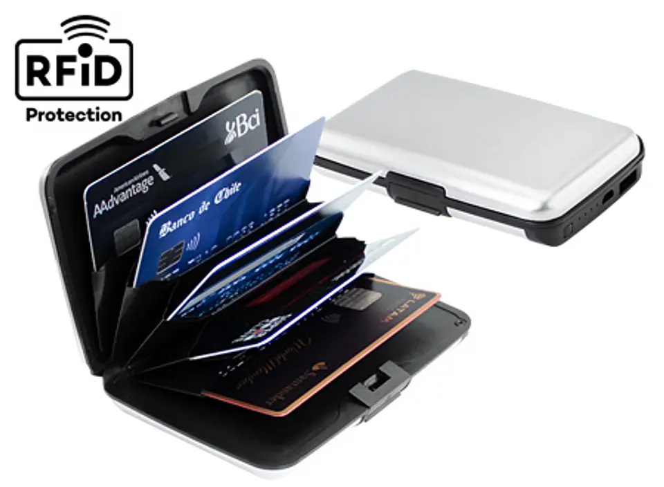 Porta-Tarjetas Anti-Clonación Power Bank 1